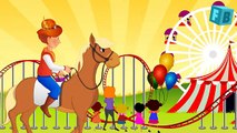 Yankee Doodle Went to Town - Children Nursery Rhyme Songs - Riding on a Pony