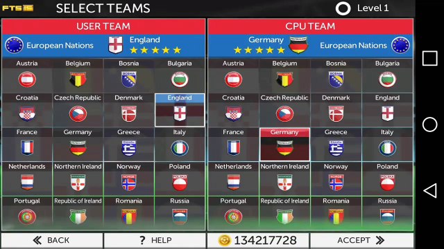 First Touch Soccer FTS 2015 Apk 2.09 Mod Hile (VIP+Sınırsız Coin) İndir