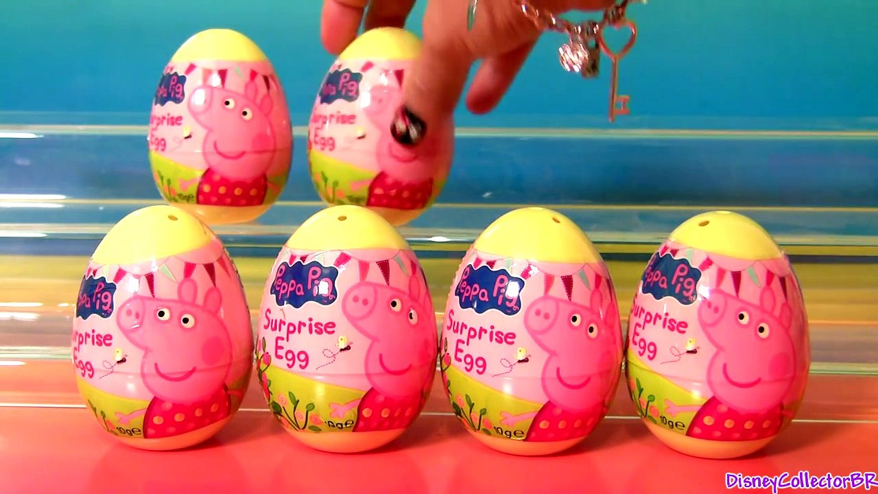 Play Doh Peppa Pig Surprise Eggs 2014 Easter Holiday Edition Make Peppa using Play Dough Nickelodeon