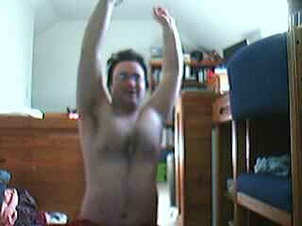 Shirtless Man Dancing
