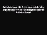 PDF India Handbook 17th: Travel guide to India with unparralleled coverage of the region (Footprint