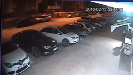 Nizip'te Marketten Hırsızlık Güvenlik Kamerasında