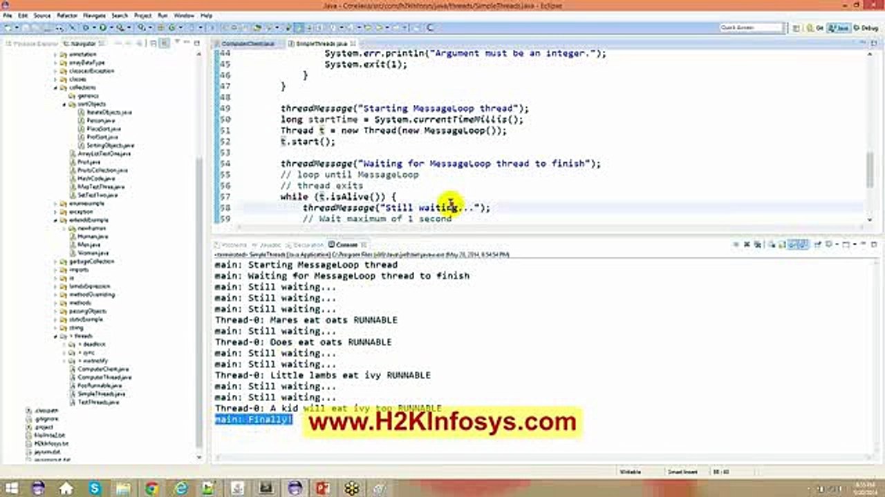 Multithreading in java tutorial2_clip2
