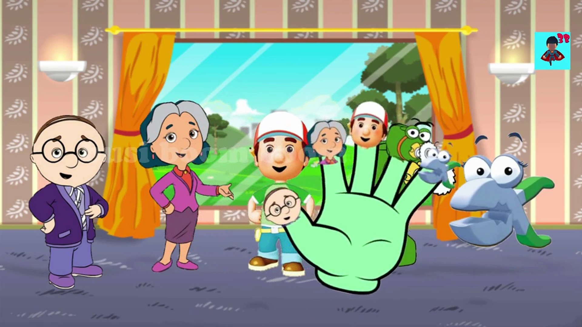 ⁣Handy Manny Cartoon Finger Family Songs | Cartoon Animation Nursery Rhymes For Children
