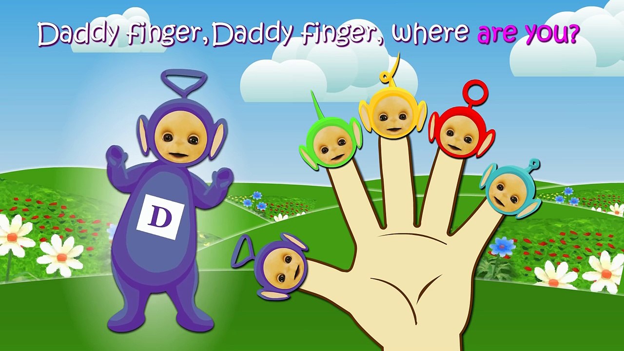 Teletubbies 3D Finger Family Nursery Rhymes Lyrics