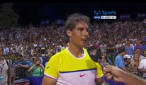 Rafael Nadal On-court interview / R2 Argentina Open 2016 (in Spanish)
