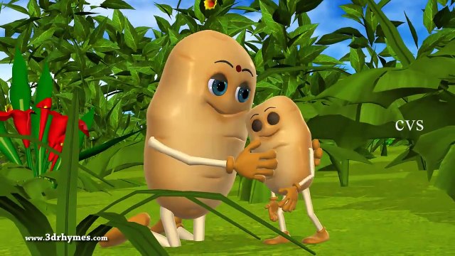 Aloo kachaloo Hindi poem - 3D Animation Hindi Nursery rhymes for children (Aalu kachalu beta )