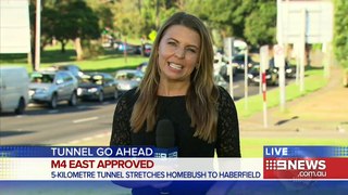 $3.8 billion M4 tunnel to be built under Parramatta Road