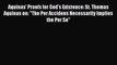 [PDF Download] Aquinas' Proofs for God's Existence: St. Thomas Aquinas on: The Per Accidens