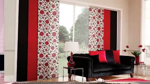 Японские шторы-панели в интерьере