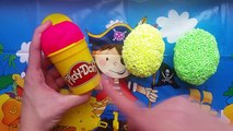 Learn Colors with Minions and Sponge Bob Play Doh Ice Cream