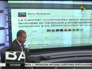 Venezuela critica apoyo de la canciller mexicana hacia Tintori