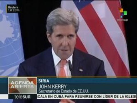 Grupo de apoyo a Siria anuncia cese al fuego para construir paz