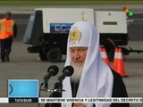 Papa Francisco se reunirá con líder de iglesia ortodoxa rusa en Cuba