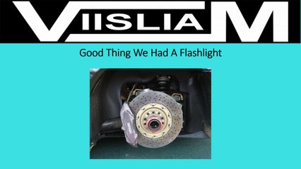 Good Thing We Had A Flashlight