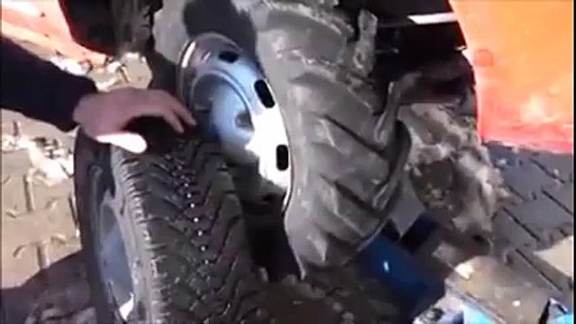 KAR LASTİĞİ YERİNE PATPAT LASTİĞİ...