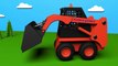 Trucks for children kids toddlers. Construction game  skid loader. Educational cartoon