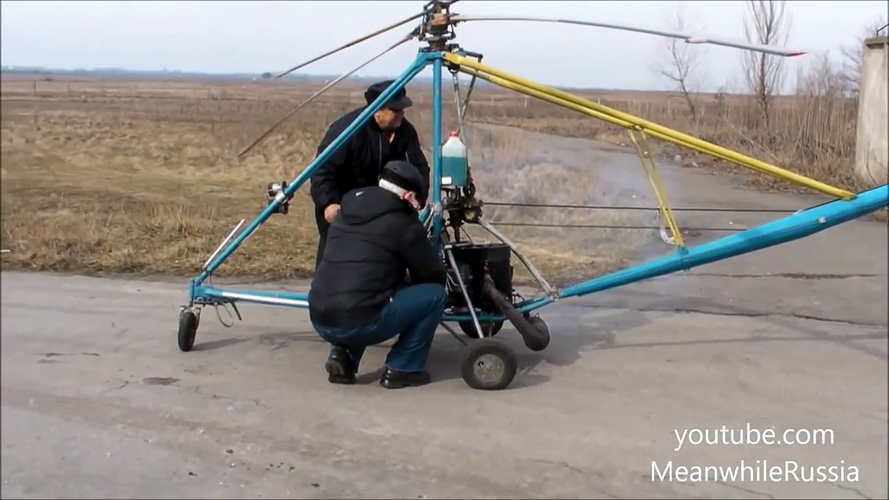 Russian Homemade Helicopter