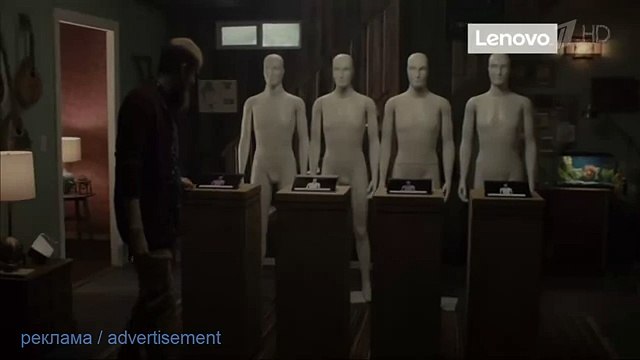 Реклама Леново - реклама Lenovo - планшет с проэктором