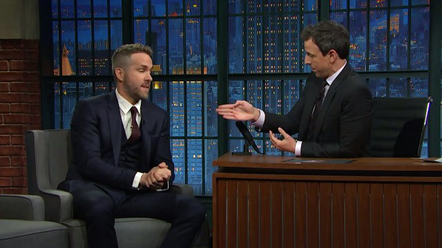 Ryan Reynolds Played Let's Get It On While Blake Lively Was in Labor - Late Night with Seth Meyers