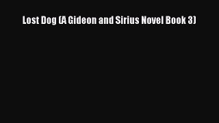 Read Lost Dog (A Gideon and Sirius Novel Book 3) Ebook Free