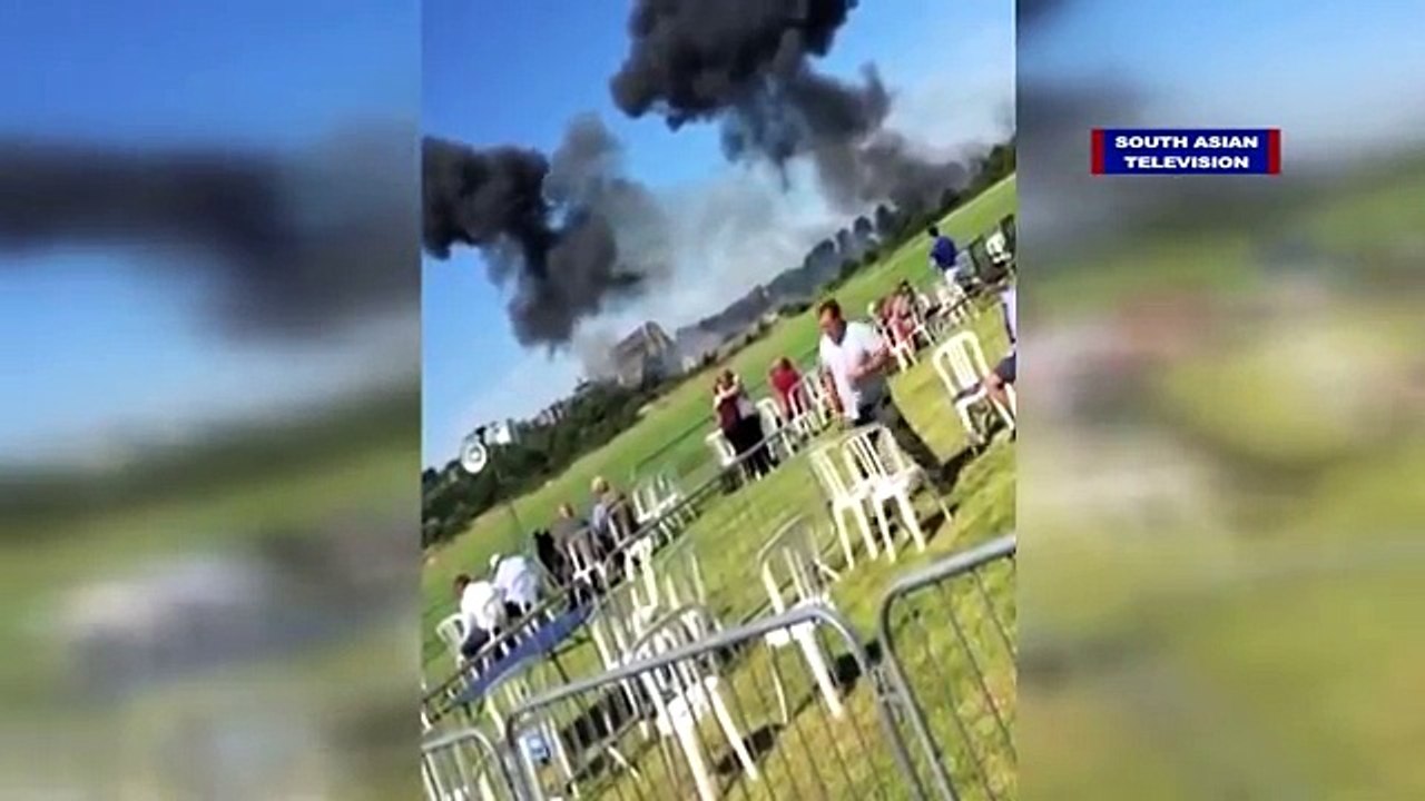 Shoreham air show plane crash   FULL VIDEO  Wes...