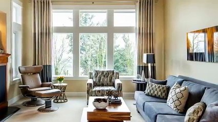 Дизайн штор для зала