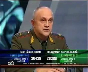 Генерал кинулся в драку с Жириновским