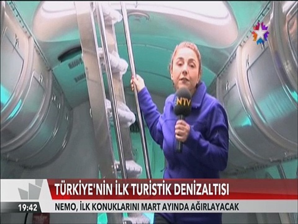 Türkiye'nin ilk Turistik Denizaltısı Nemo Alanya'da Turizmin hizmetinde