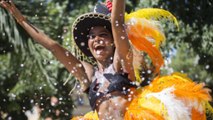Millions party during carnival celebrations, from South America to the Caribbean