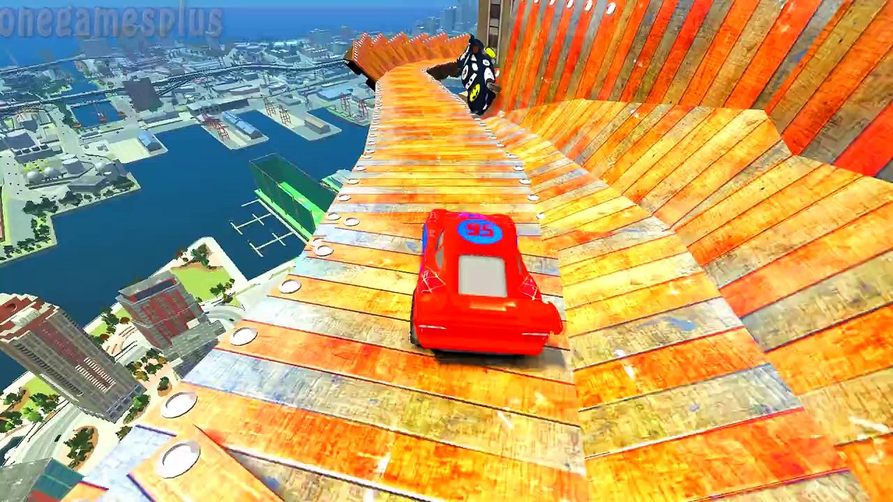 Childrens Songs Disney cars Batmobile & Spidermobile McQueen Spider Man Batman