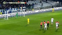 Sehrou Guirassy Penalty Raté AJ Auxerre 0-2 AS Nancy 12.02.2016
