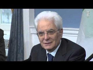 New York - Il Presidente Mattarella Incontra il Sindaco (11.02.16)