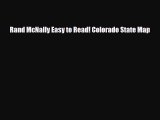 [PDF] Rand McNally Easy to Read! Colorado State Map [Read] Full Ebook