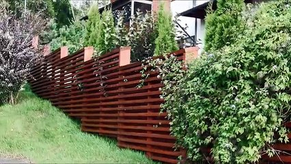 Забор деревянный