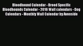 Download Bloodhound Calendar - Breed Specific Bloodhounds Calendar - 2016 Wall calendars -