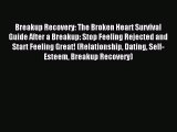 Download Breakup Recovery: The Broken Heart Survival Guide After a Breakup: Stop Feeling Rejected