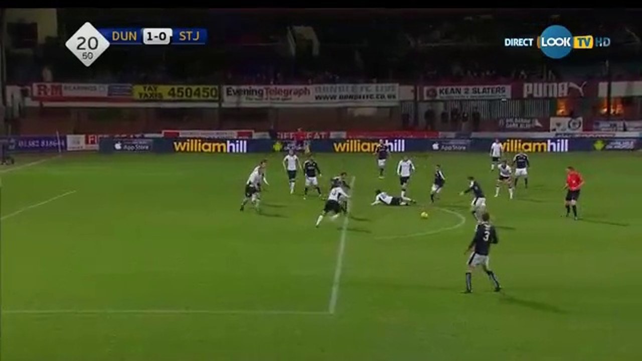 Kane Hemmings Goal - Scotland Premiership -  Dundee FC 1-0 St Johnstone -12.02.2016