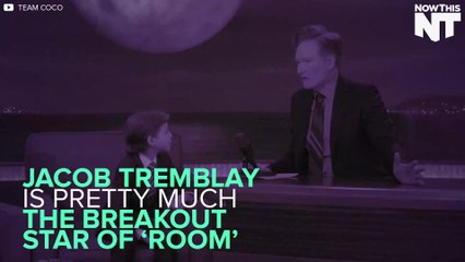 Jacob Tremblay From 'Room' Shows Off His Blue Steel On Conan