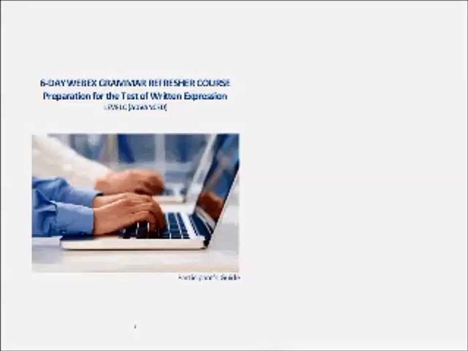 CRA webex session (sample)