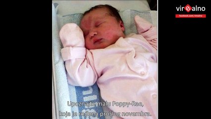 Mama rodila bebu sa madežom u obliku srca na čelu