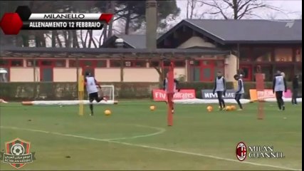 Milan training session 12.02.2106