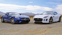 2016 Mercedes-AMG GT S vs. 2016 Jaguar F-Type Coupe R - Head 2 Head