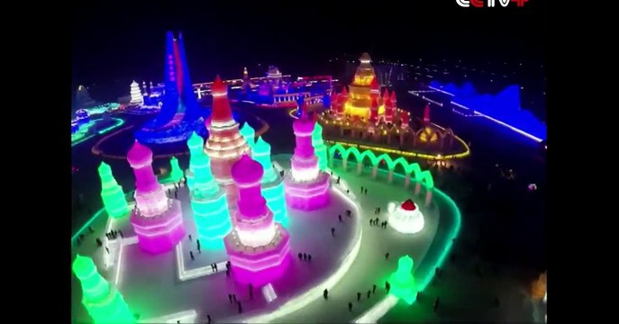 Ice Sculptures Park in Harbin
