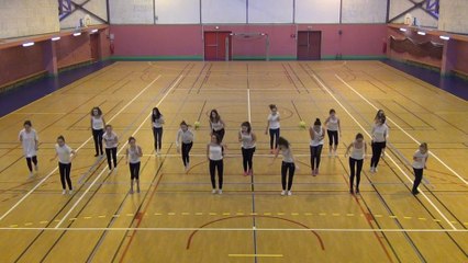 Collège La Platière Thizy FLASHMOB UNSS 2016