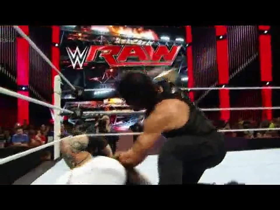 randy orton returns+ attacks The Wyatt Family - Raw, Sept. 21, 2015