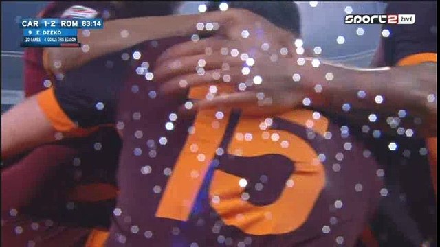 Edin Dzeko Goal HD - Carpi 1-2 AS Roma - 12-02-2016