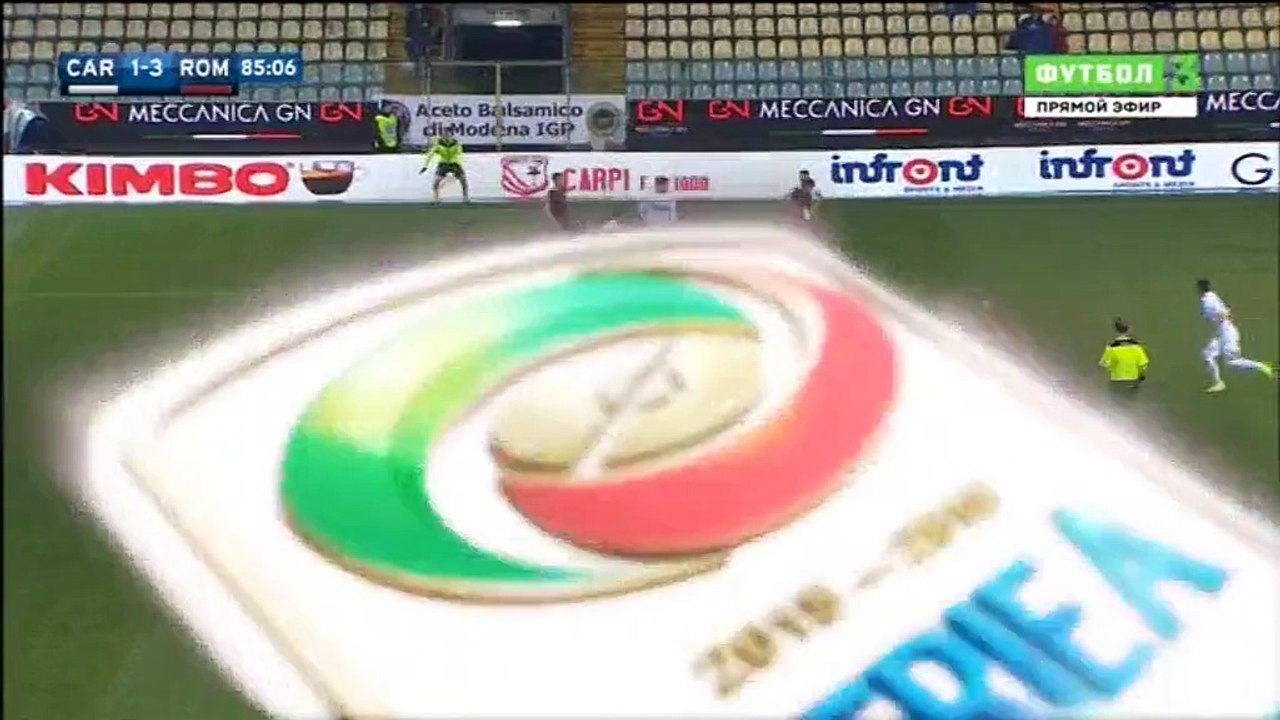 1-3 Mohamed Salah Goal Italy  Serie A - 12.02.2016, Carpi FC 1-3 AS Roma