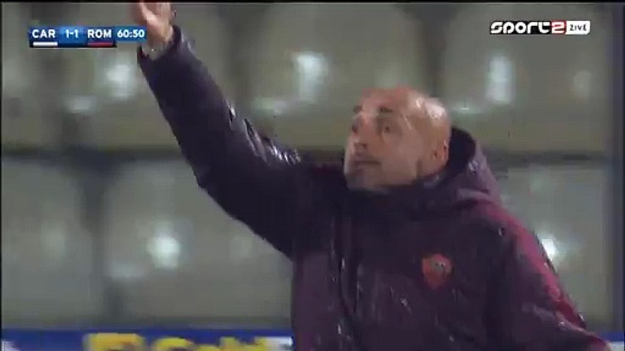 Kevin Lasagna Goal HD - Carpi 1-1 AS Roma