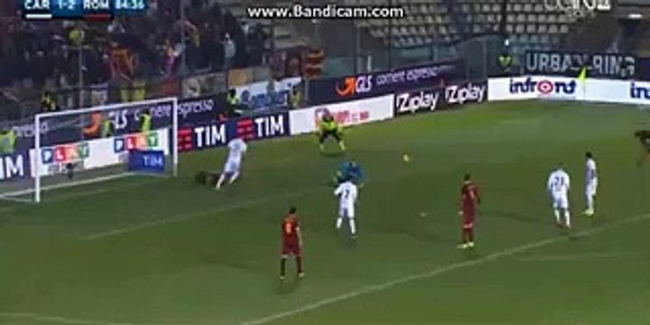 Carpi 1-3 Roma All Goals 12-02-2016